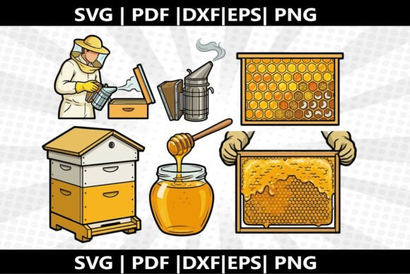 Bee Farming SVG Cricut Cut File for Graphics and Freebies