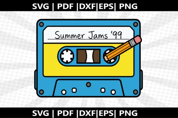 Cassette Mixtape SVG Cricut Cut File – A Freebie Graphic for Creative Sellers