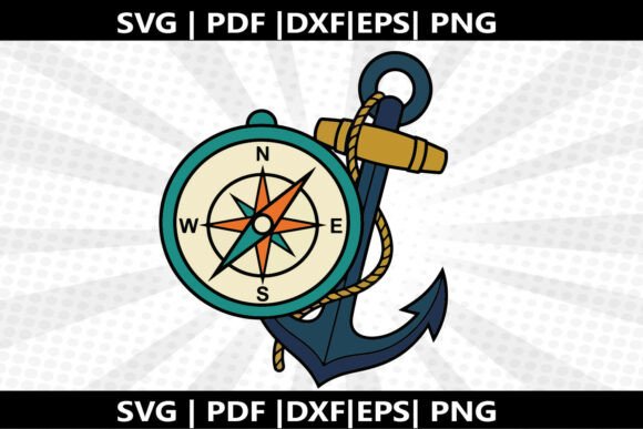 Compass Anchor SVG Cricut Cut File: A Designer's Practical Take