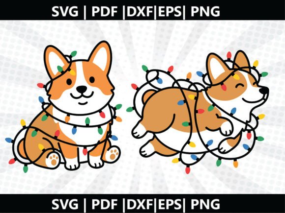 Corgi Christmas SVG Cricut Cut File: A Festive Graphic Freebie for Local Branding