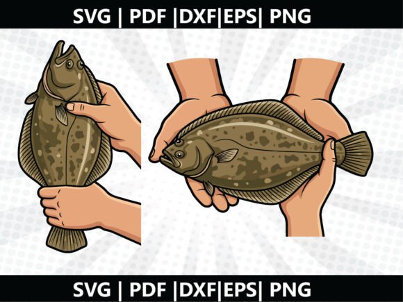 Flounder Fish SVG for Cricut: A Freebie with Big Crafting Potential