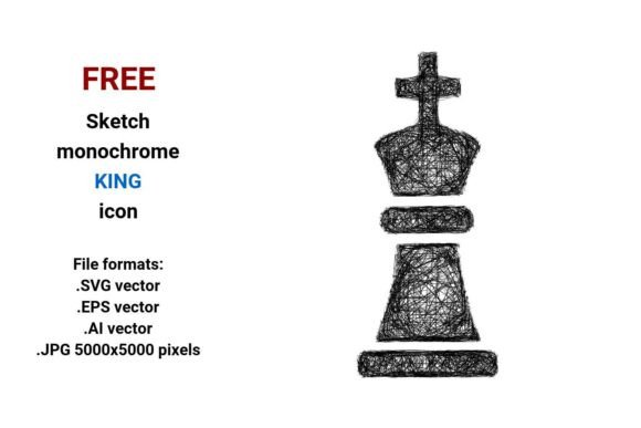 FREE Sketch King Icon: A Design Asset for Local Business Branding