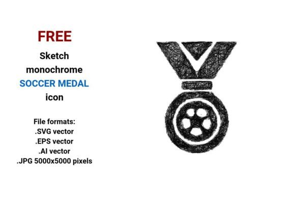 FREE Sketch Soccer Medal Icon: A Practical Review for Digital Product Creators