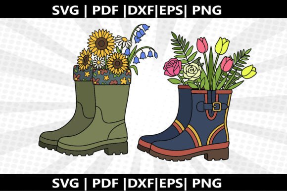 Gardening Boots SVG for Cricut: A Freebie Graphic with Big Crafting Potential