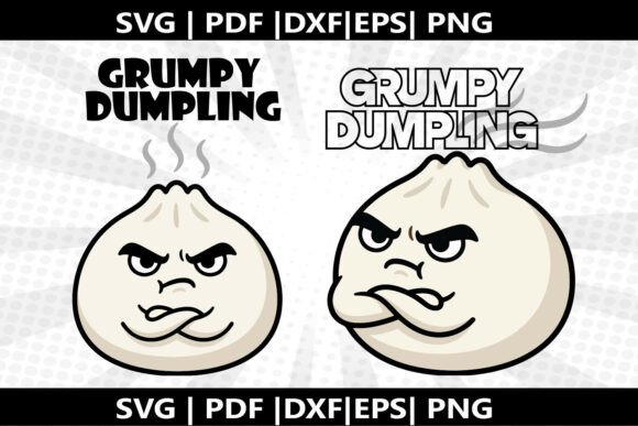 Grumpy Dumpling SVG: A Freebie for Bold Branding and Creative Marketing