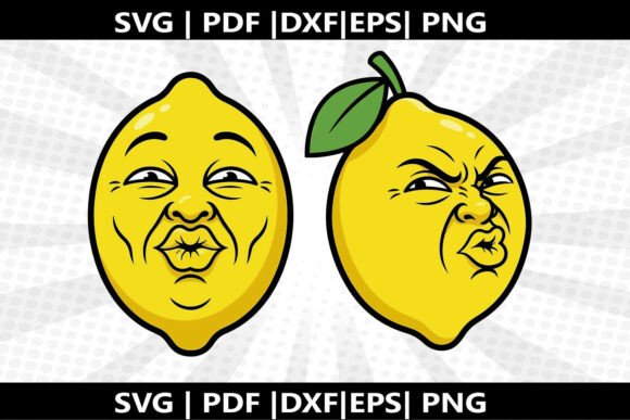 Lemon Sour Face SVG: A Freebie for Eye-Catching Marketing Graphics