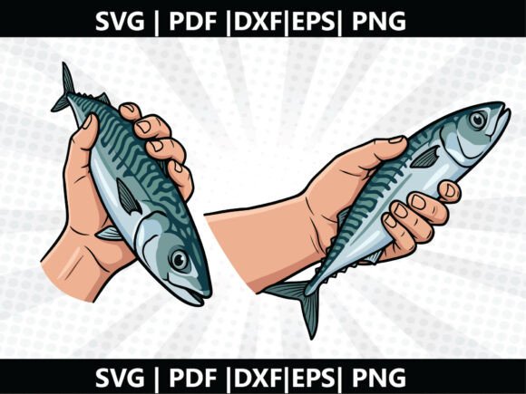 Mackerel Fish SVG Cricut Cut File Review for Real Embroidery Projects