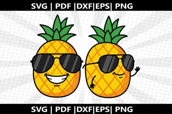 Pineapple Cool SVG Cricut Cut File – A Freebie Graphic for Versatile Creations