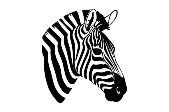 Running Zebra Vector Graphics for Handmade Creations