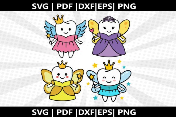 Tooth Fairy SVG Cricut Cut File: A Playful Graphic Freebie for Branding