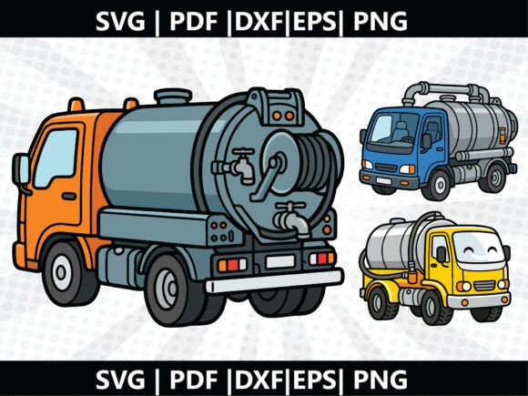 Vacuum Truck SVG Cricut Cut File – A Freebie for Bold Marketing Graphics