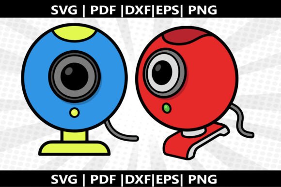 Webcam Eye SVG Cricut Cut File for Graphics and Freebies