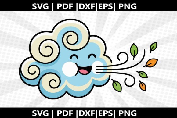 Wind Gust SVG Cricut Cut File – A Freebie for Creative Crafts